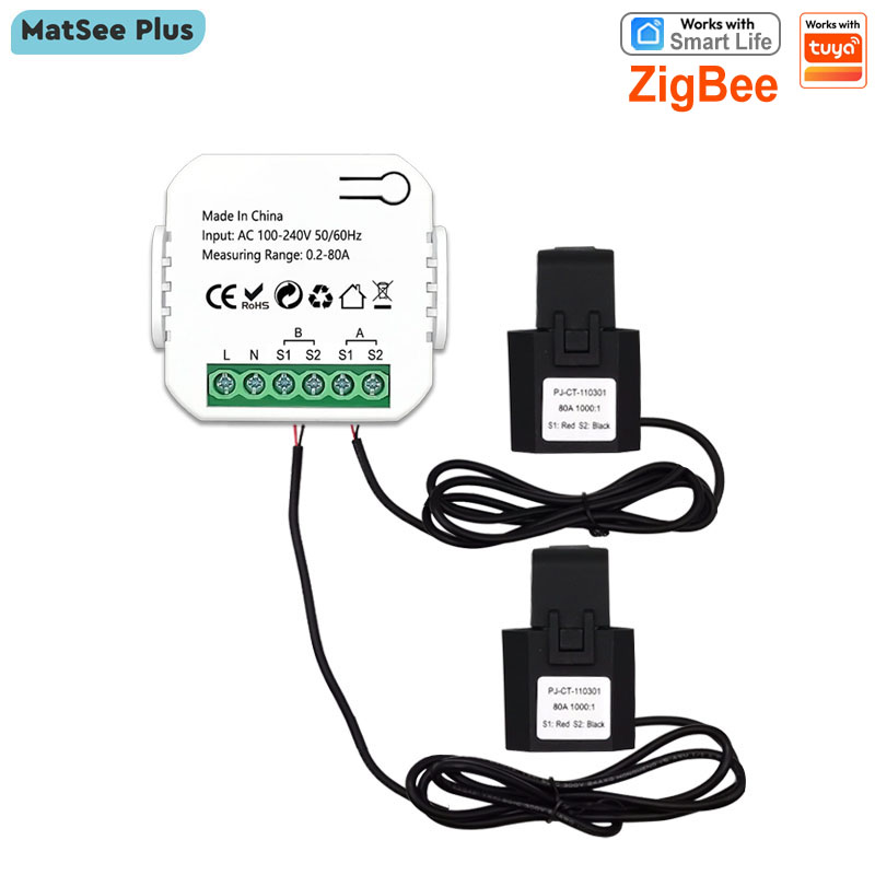 Energy Meter Bidirectional - Smart ZigBee Strom Digital Meter 2-Wege