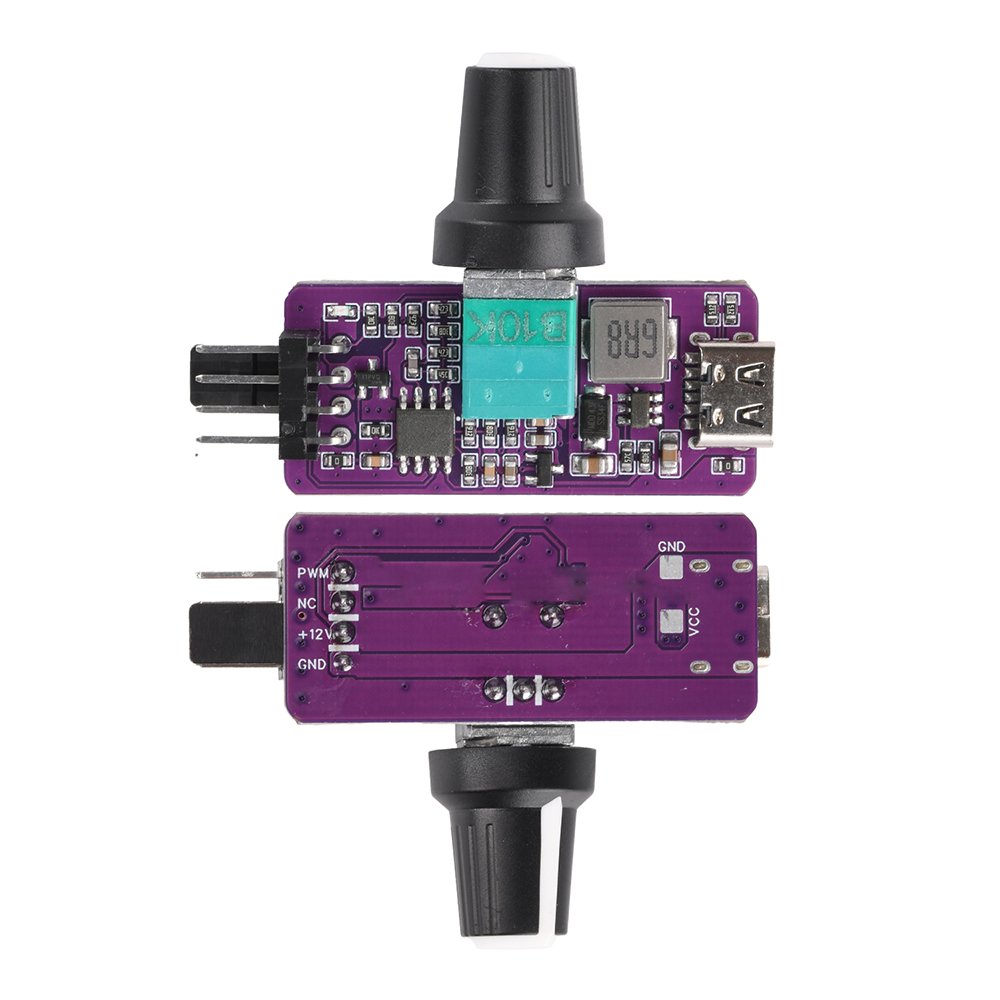 Pwm Charge Controller - 4-Pin B3 4-Draht PWM Lüftergeschwindigkeitsregler DIY-Controller