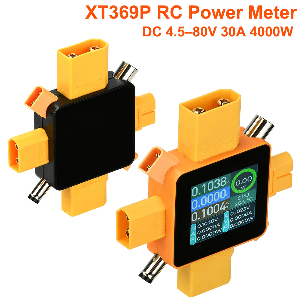 Energy Meter Bidirectional - XT369P RC Leistungsmesser Wattmeter 4000W Bidirektionaler