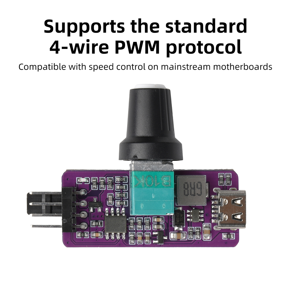 Pwm Charge Controller - DC 12V PWM Drehzahlregler 4-Pin Lüfterdrehzahlregler