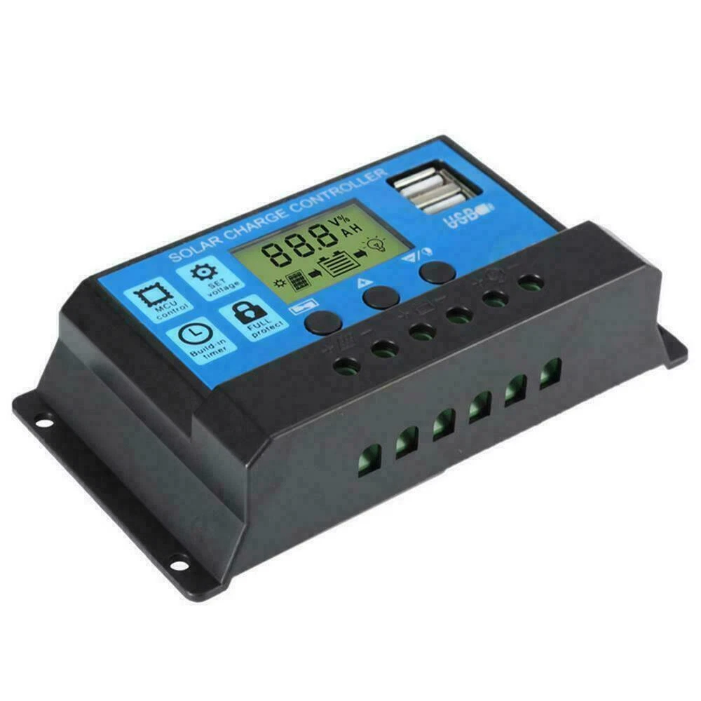 Pwm Charge Controller - PWM 20A 12/24V Regler Solar-Laderegler Solarpanel