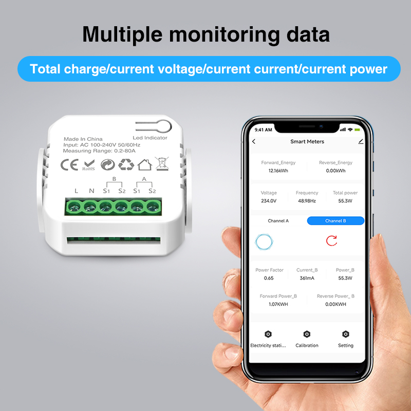 Tuya Smart Wifi Intelligente E – Energy Meter Bidirectional Bewertung und Preis