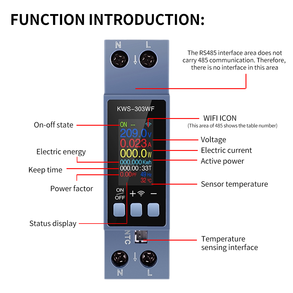 KWS-303 Tuya WiFi Stromzähler  – Energy Meter Bidirectional Bewertung und Preis