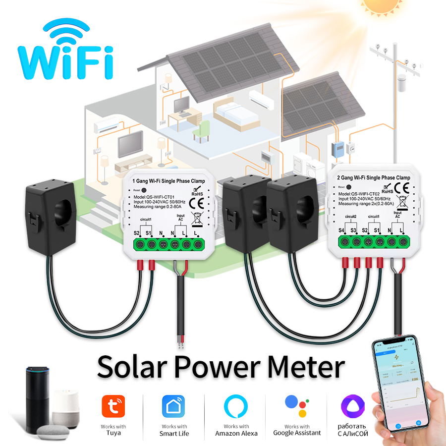 Tuya Smart WiFi Solar Power En – Energy Meter Bidirectional Bewertung und Preis