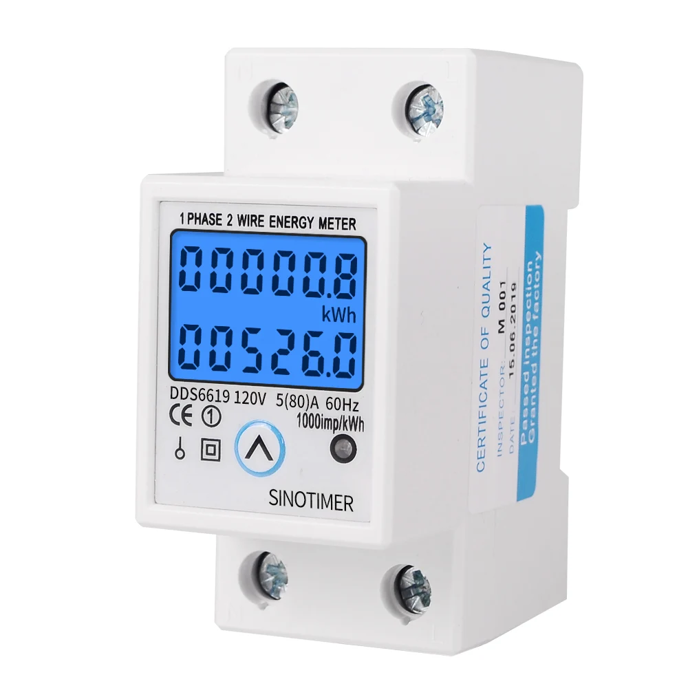 220V AC 110V Digitaler Einphas – Energy Meter Bidirectional Bewertung und Preis