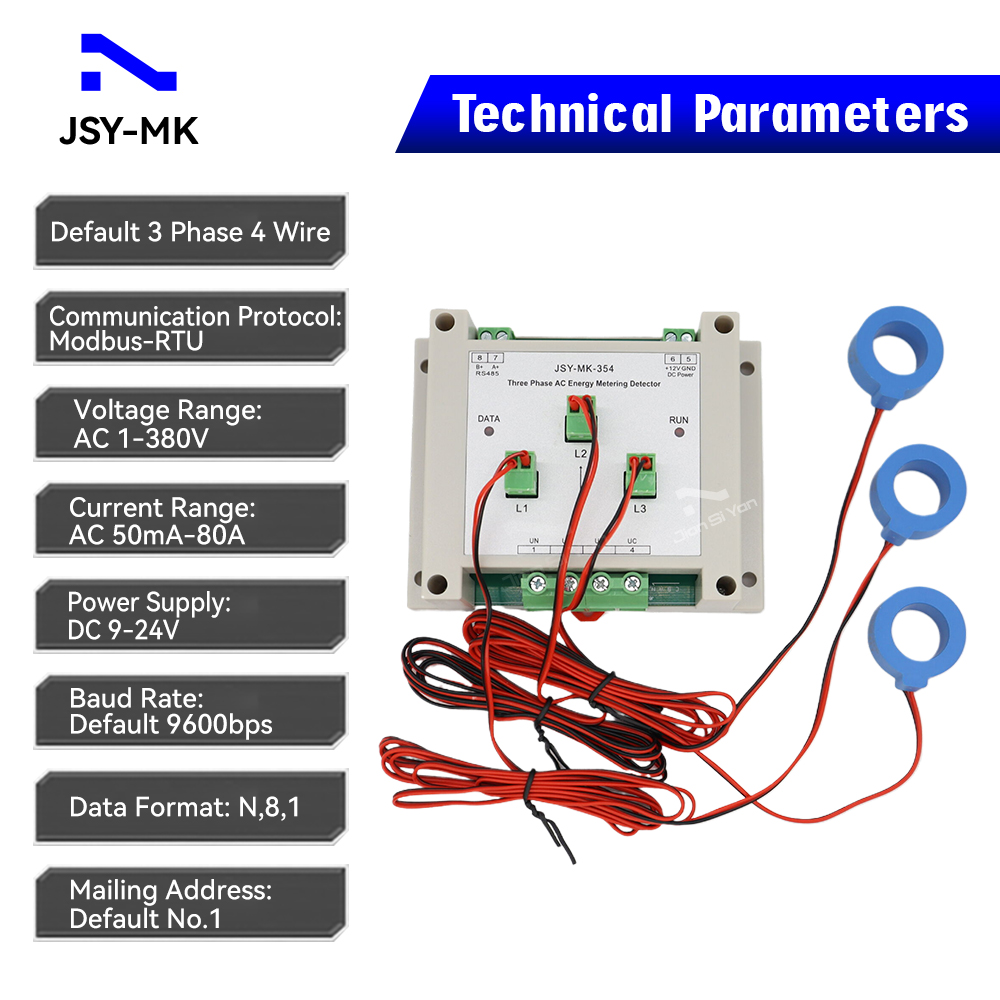JSY-MK-354 3P4W 80A AC Bidirek – Energy Meter Bidirectional Bewertung und Preis