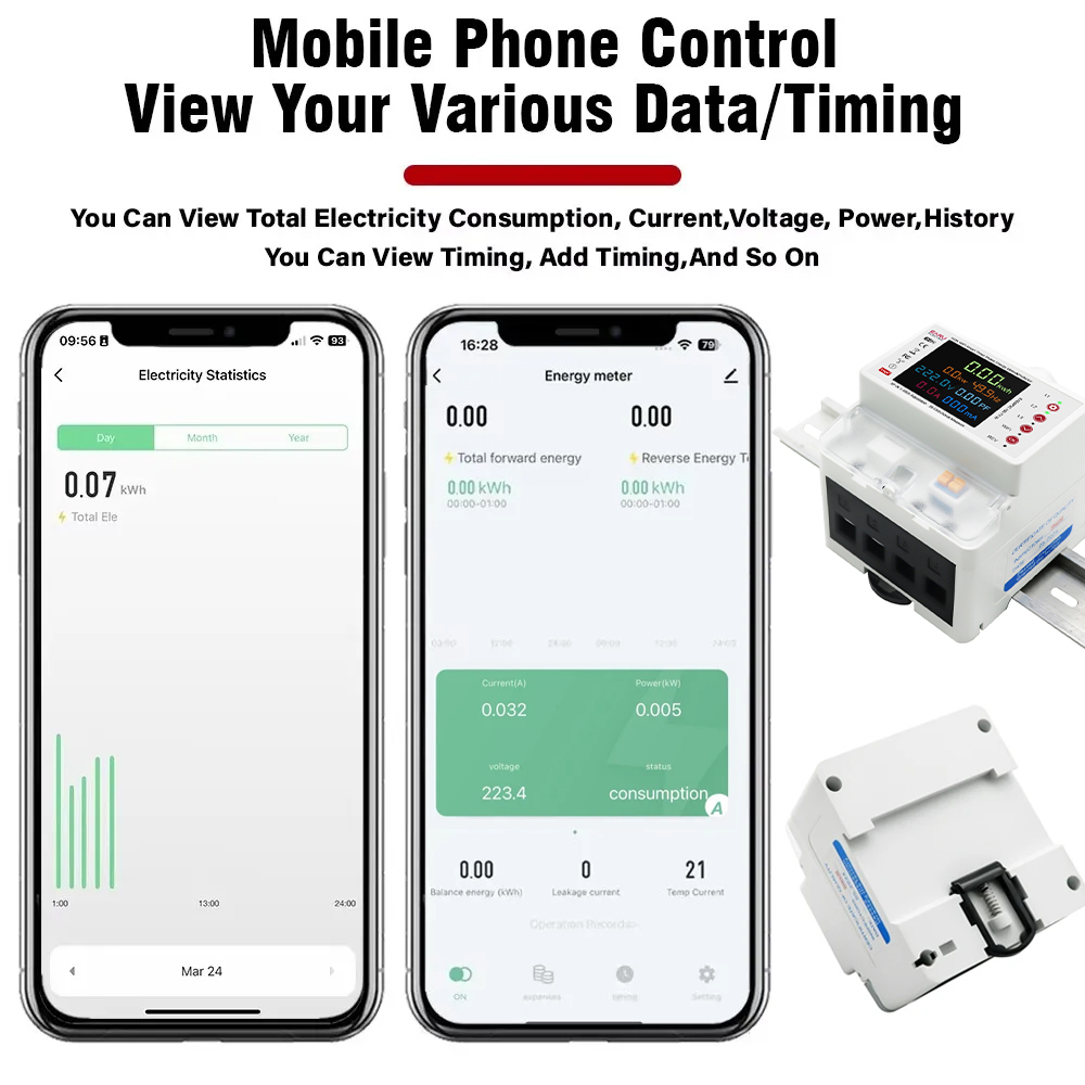 EARU Dreiphasiger Tuya App WiF – Energy Meter Bidirectional Bewertung und Preis