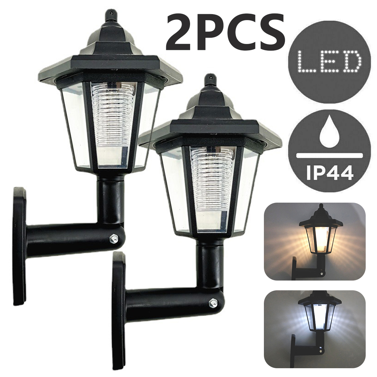 2Pcs Solar Outdoor Licht Garte – Renewable Energy House Bewertung und Preis