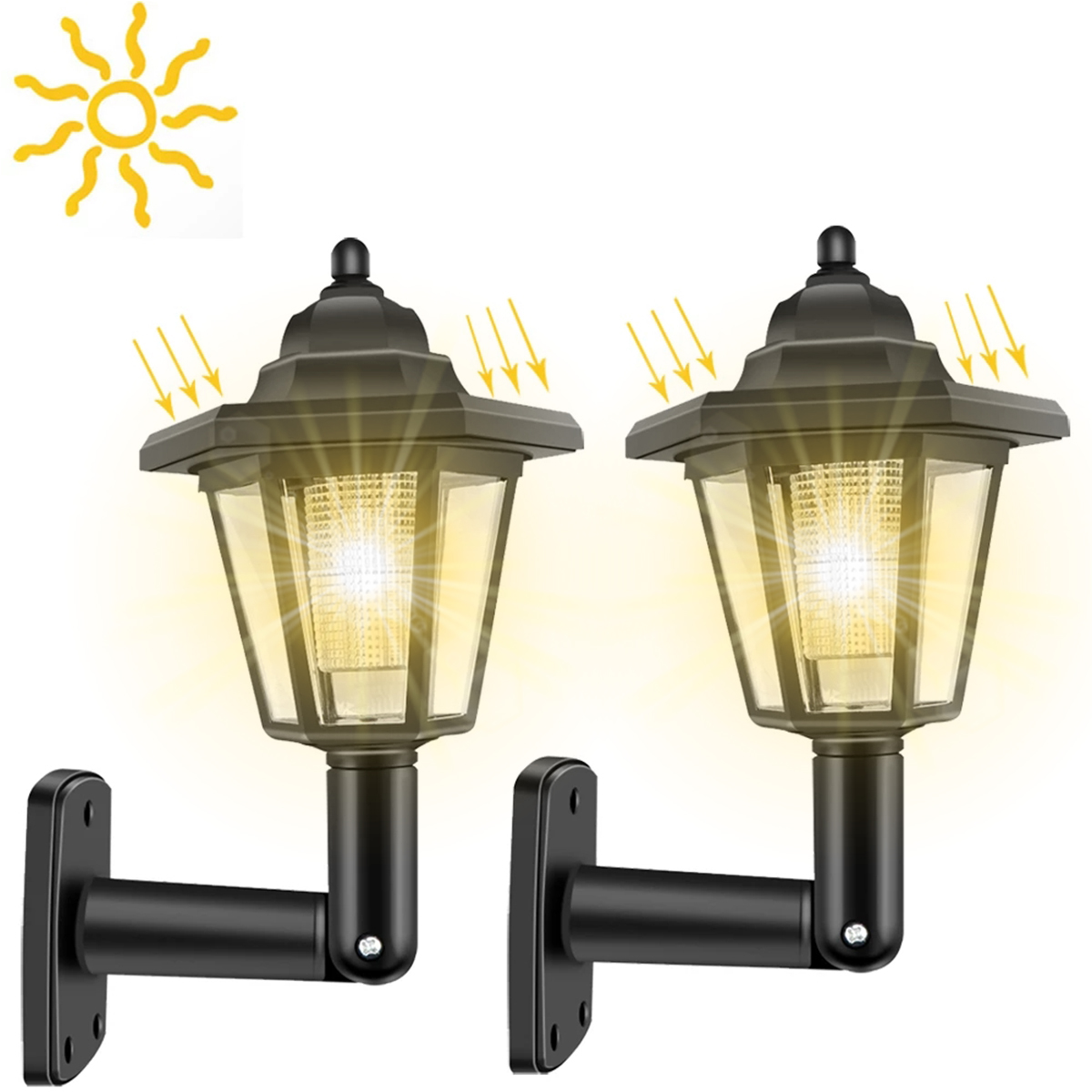 2Pcs Solar Outdoor Licht Garte – Renewable Energy House Bewertung und Preis