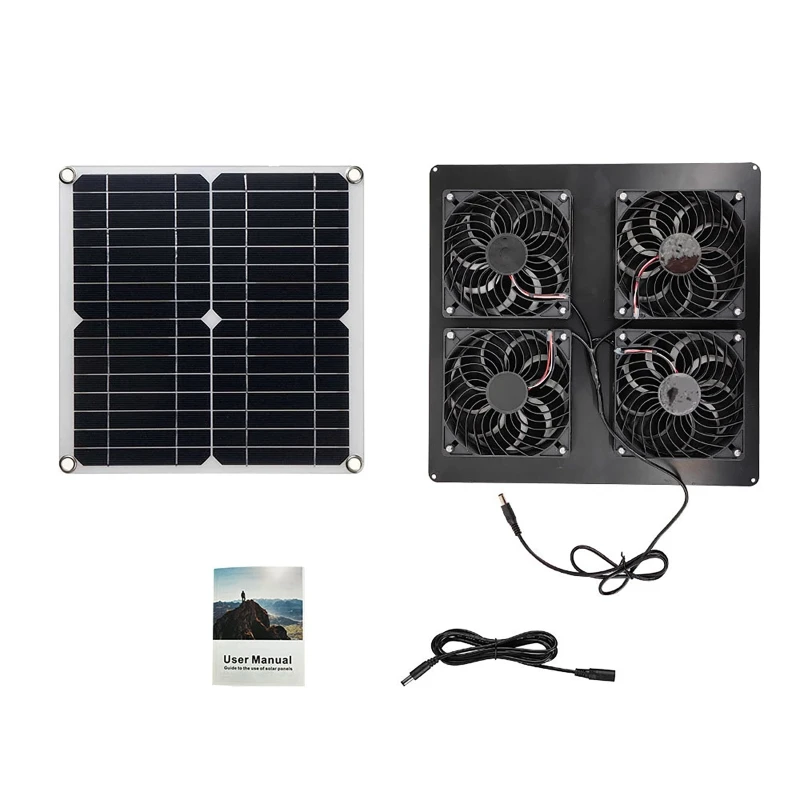 100w Solar panel Abluft ventil – Renewable Energy House Bewertung und Preis