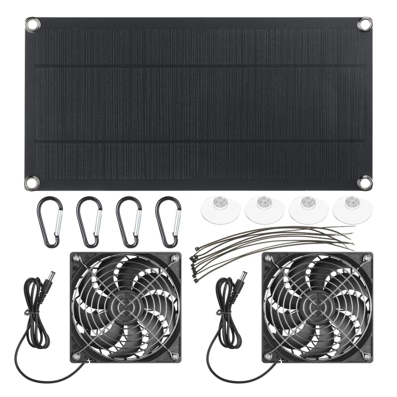 100w Solar panel Abluft ventil – Renewable Energy House Bewertung und Preis
