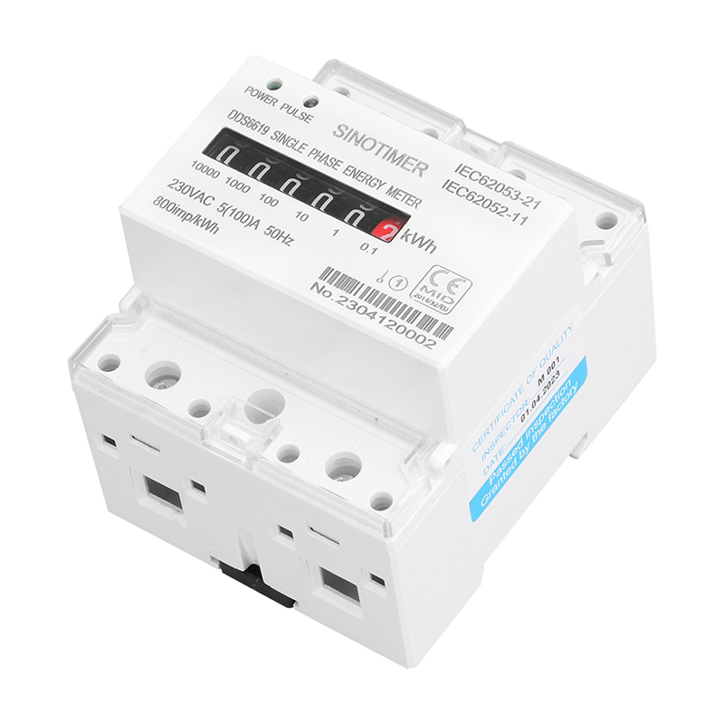 Din-Schiene Einphasen-elektron – Energy Meter Bidirectional Bewertung und Preis
