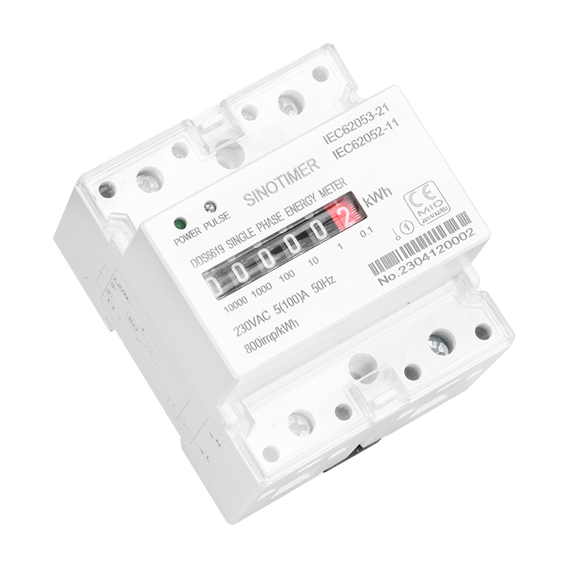 Din-Schiene Einphasen-elektron – Energy Meter Bidirectional Bewertung und Preis