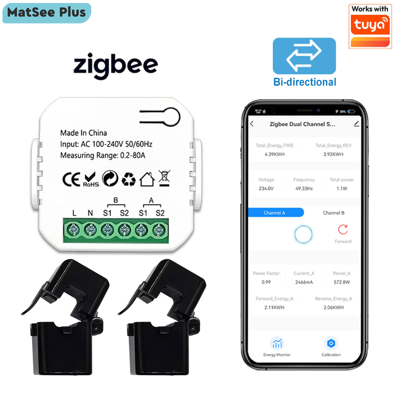 Intelligenter ZigBee Energiezä – Energy Meter Bidirectional Bewertung und Preis