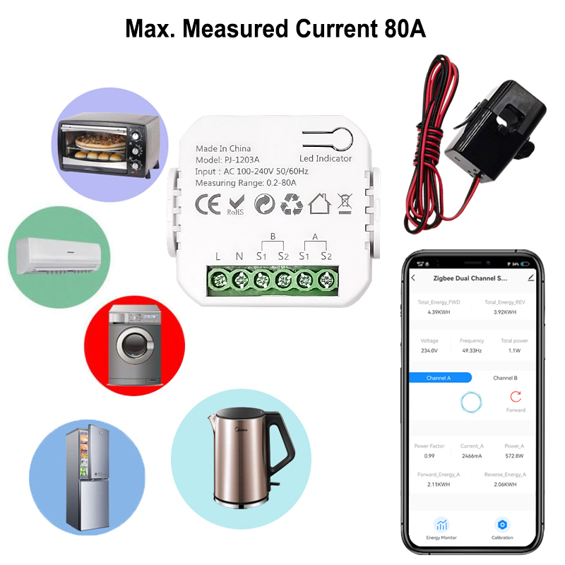 Intelligenter ZigBee Energiezä – Energy Meter Bidirectional Bewertung und Preis