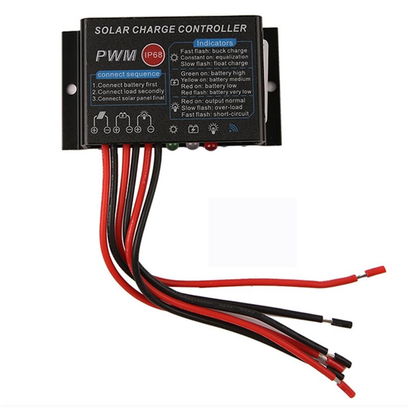 T24C 2X 10A 12V IP67 Wasserdic – Pwm Charge Controller Bewertung und Preis