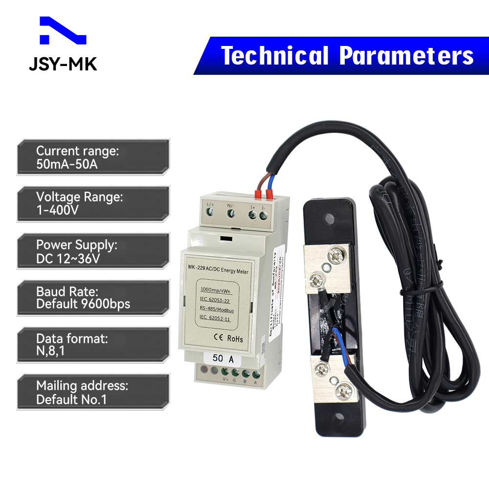 JSY-MK-229 Einkanaliges 50A Bi – Energy Meter Bidirectional Bewertung und Preis