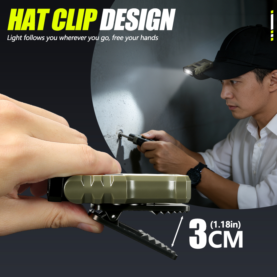 400LM USB-C-Stirnlampe, magnet – Renewable Energy Battery Bewertung und Preis